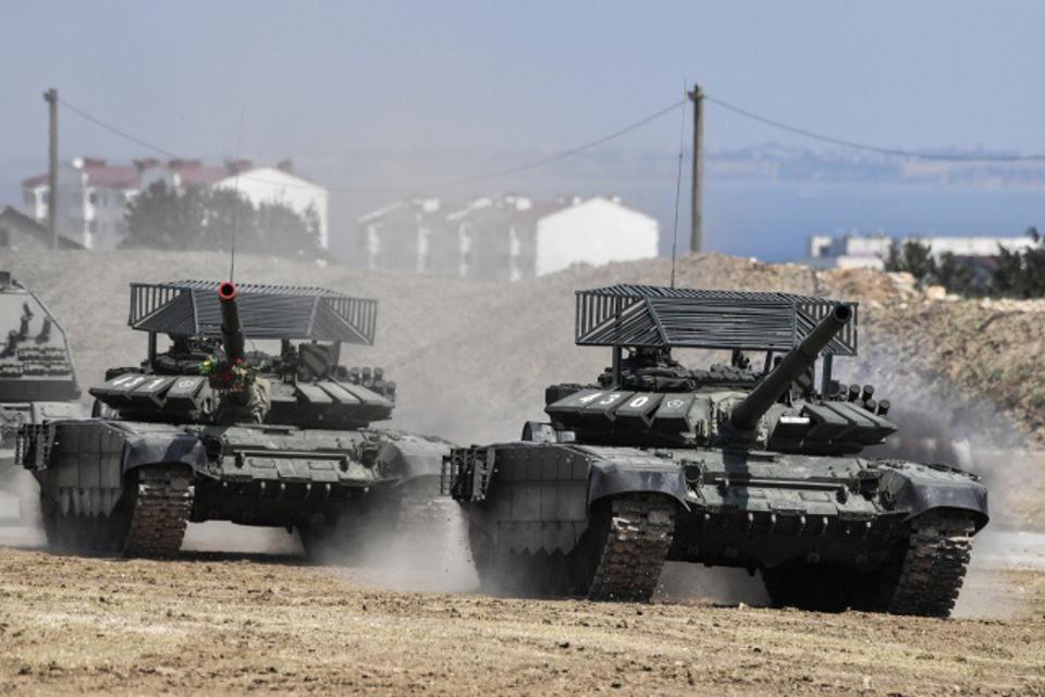 Image about Russian Soldier Surrenders, Hands Over Tank to Ukrainian Army for $10,000 Reward