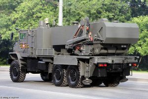 Image for Russia’s TOS-2 Tosochka Launcher Fires Thermobaric Rockets for the First Time