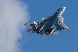 Image for Russian Su-57 Jet’s Stealth Capability to Increase with Flat Nozzle Engine