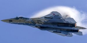 Image for Russia’s Su-57 Jet is ‘More Stealthy’ with New Air Intake Grille