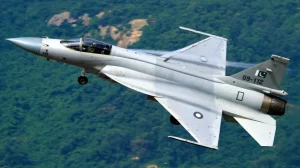 Image for First of 3 Pakistani JF-17 Jets Arrive in Nigeria