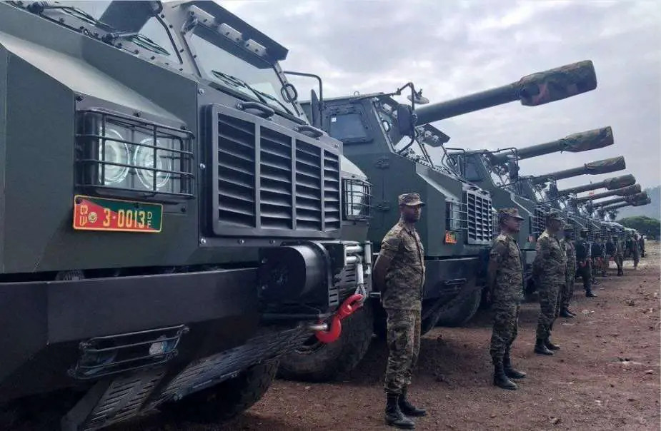 Ethiopia showcases Chinese-made self-propelled howitzers